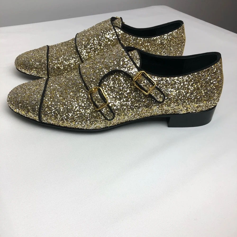Giuseppe Zanotti gold men dress shoes - Picture 2 of 5